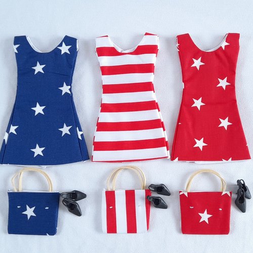 3 robes de rêve pour poupée barbie, lot de 3, vetements de poupée, cadeau génial pour filles,
