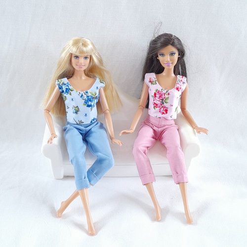 Vêtements pour poupée barbie, cadeau petites filles, tenues de poupées