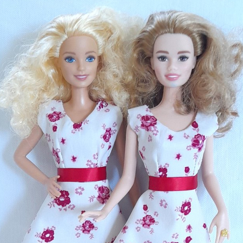 Vêtements de poupée, tenues de printemps, robes à fleurs, par eterlimi