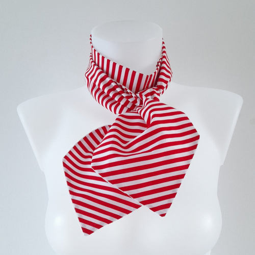 Foulard cravate pour femme, foulard ascot, écharpe , bandeau, ceinture, accessoire de sac