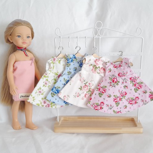 4 robes de rêve pour poupées "les chéries" / "paola reina", cadeau génial pour filles !