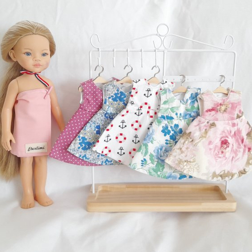 5 robes de rêve pour poupées "les chéries" / "paola reina", cadeau génial pour filles !