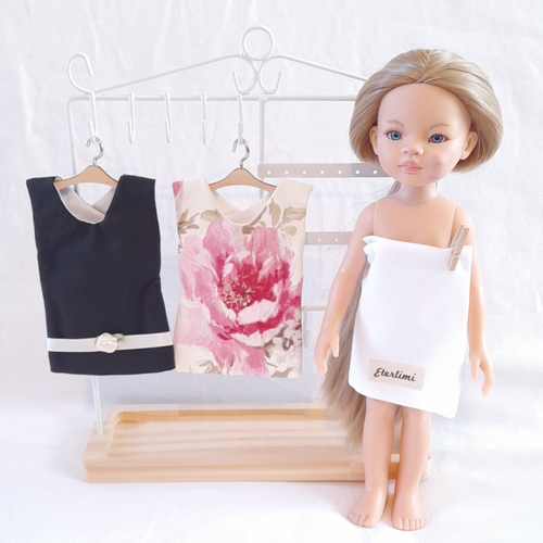 2 robes de rêve pour poupées "les chéries" / "paola reina", cadeau génial pour filles !