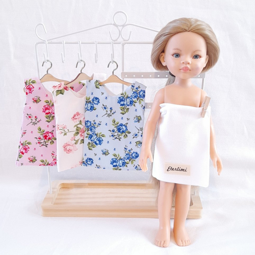 3 robes de rêve pour poupées "les chéries" / "paola reina", cadeau génial pour filles !
