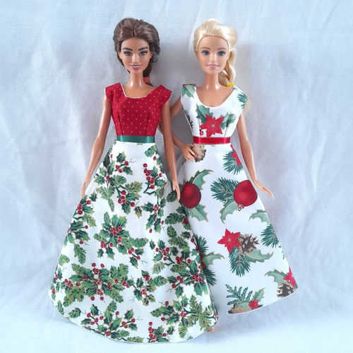 Robes de soirée pour poupée barbie, idée de cadeau de noël