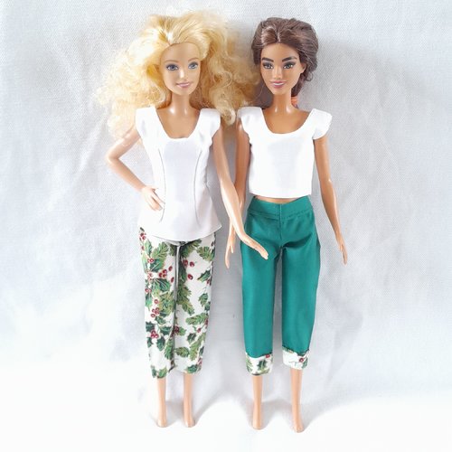 Vêtements pour poupée barbie, lot de 2 tenues, jolie idée de cadeau