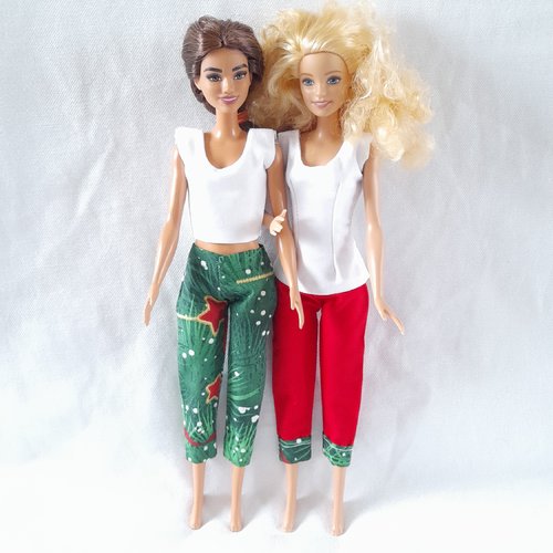 Vêtements pour poupée barbie, lot de 2 tenues, jolie idée de cadeau