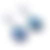 Boucles d'oreilles coquillage d'ormeau en acier inoxydable 316 - cadeau artisanal