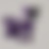 Sequins violets bleus en forme de papillon à coudre . gsf37