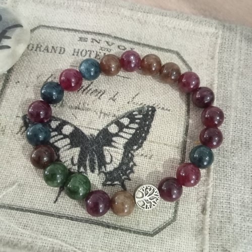 Un bracelet tourmaline melon