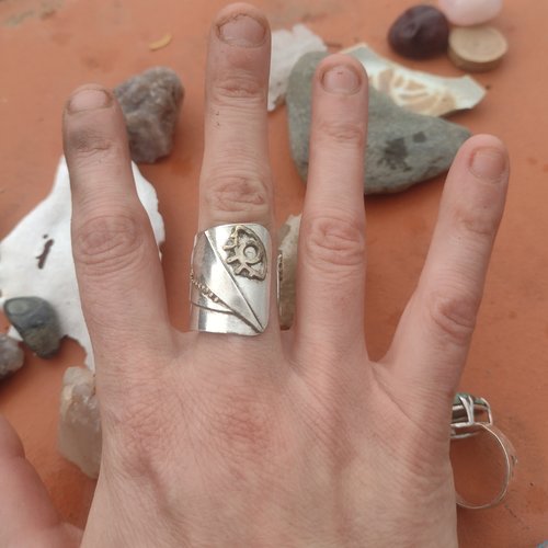 Bague "punk", réglable