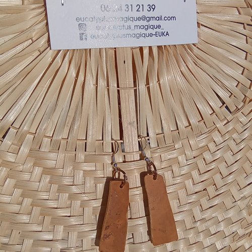 Paire de boucles d'oreilles en coloquinte