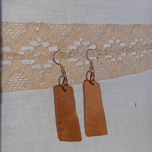 Paire de boucles d'oreilles en coloquinte