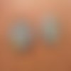 Bouton en emails sur cuivre