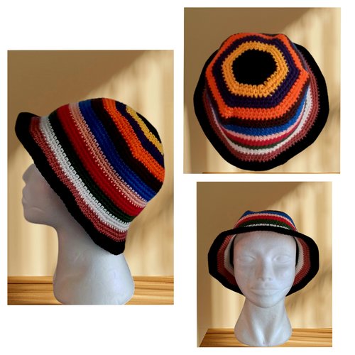 Bob chapeau été coton multicolore s/m