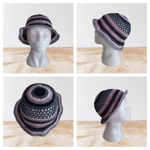 Bob chapeau souple femme coton  s/m
