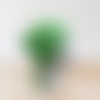 Bandana femme vert  coton été 60x28 cm
