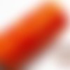 8 mètres de cordon polyester ciré pour macramé orange 0,7mm