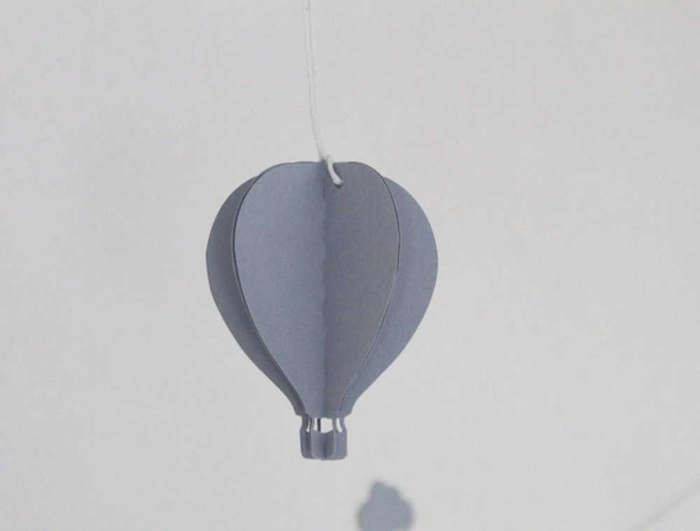 Modèle de montgolfière fait à la main, décoration de chambre d