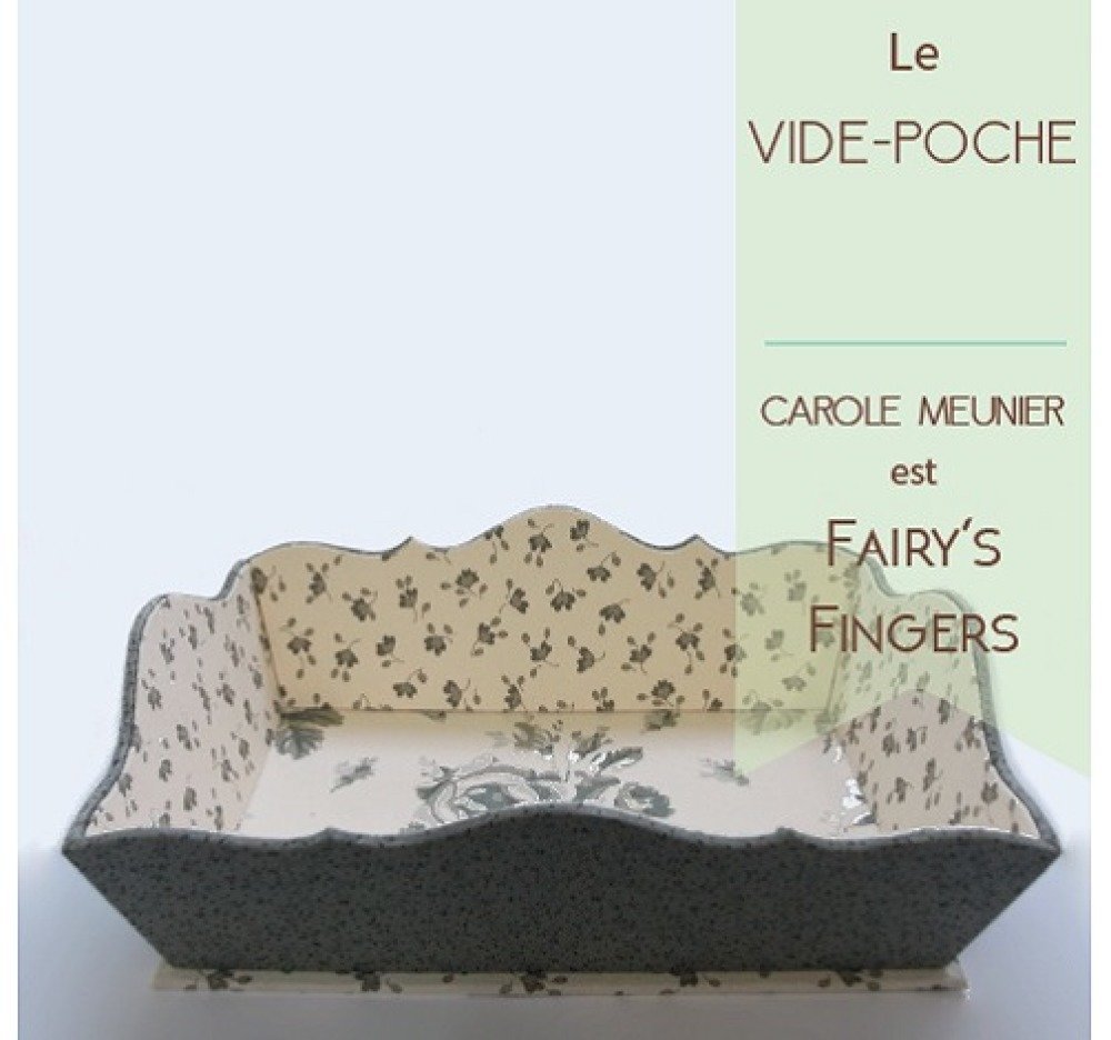 Tutoriel De Cartonnage Pour La Fabrication Un Vide Poche Vide Poche Diy Vide Poche Fait Main Un Grand Marche