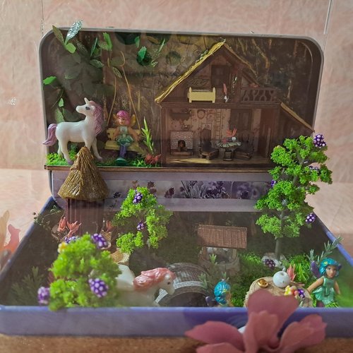 Diorama - maison de fées