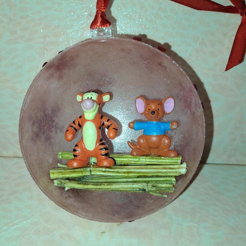 Déco de noël - tigrou et petit gourou