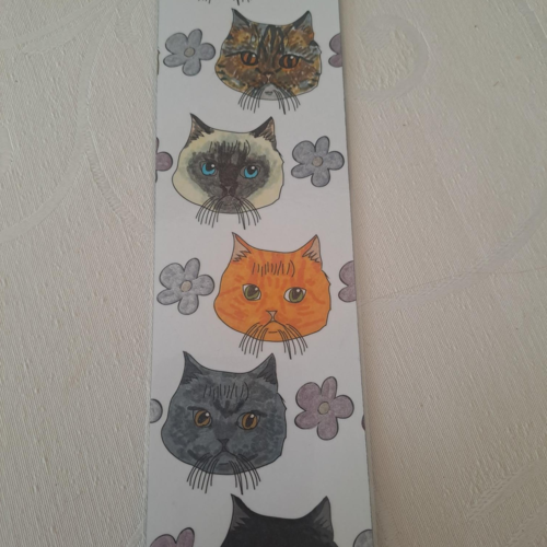 Marque-pages - petites têtes de chats