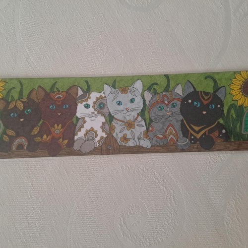 Marque-pages - chats et tournesols