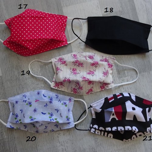 Masque de protection en tissu - nouveaux modèles