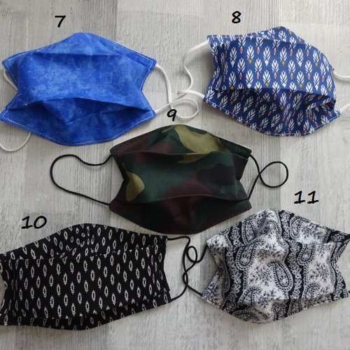 Masque de protection en tissu - nouveaux modèles