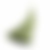Pampille pompon 50 mm vert olivine