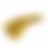 Pampille pompon 50 mm jaune