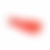 Pampille pompon ± 30 mm avec anneau rose