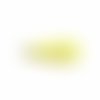 Pampille pompon ± 30 mm avec anneau jaune