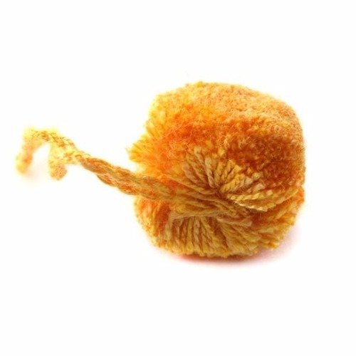 Pompon 18 mm orange