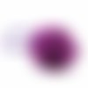 Pompon fourrure ± 6 cm violet