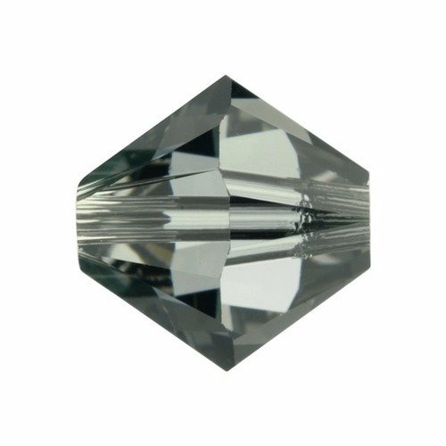 Toupie swarovski 4 mm black diamond (5328) x10