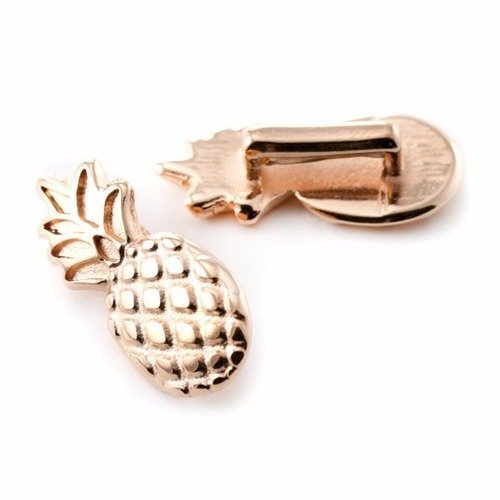 Passant ananas 27x12tr10 mm rose gold