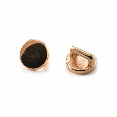 Passant rond 9 mm rose gold