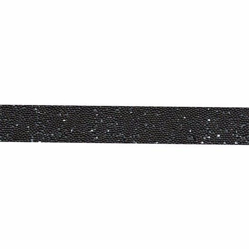 Bande crystal fabric swarovski 10 mm jet noir x1 cm