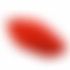 Plume rouge avec crochet ± 75 mm