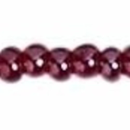 10 g (± 875 perles) rocailles 11/0 rouge foncé nacré c10