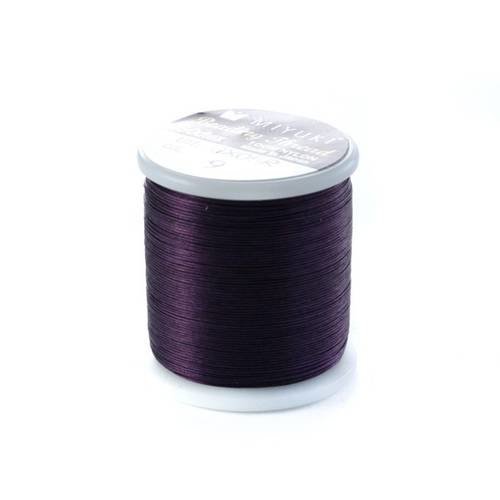 Bobine 50 mètres fil spécial miyuki beading nylon violet n°9