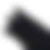 Chaîne mailles ovales 1.5 x 2 mm noir mat x1 m