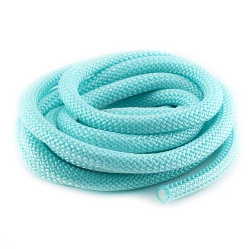Corde escalade glitter ronde 10mm turquoise x1 m