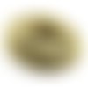 Corde escalade glitter ronde 10mm doré jaune brillant x1 m