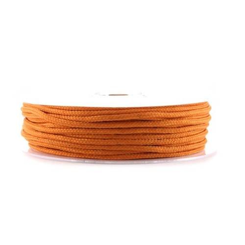 Corde escalade orange ronde 2,5 mm x1 m