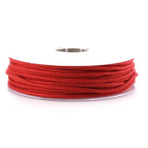 Corde escalade rouge ronde 2,5 mm x1 m