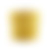 Suédine rivet doré (daim artificiel) jaune 3 mm x1 m