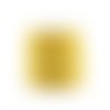 Suédine rivet doré (daim artificiel) jaune 5 mm x1 m